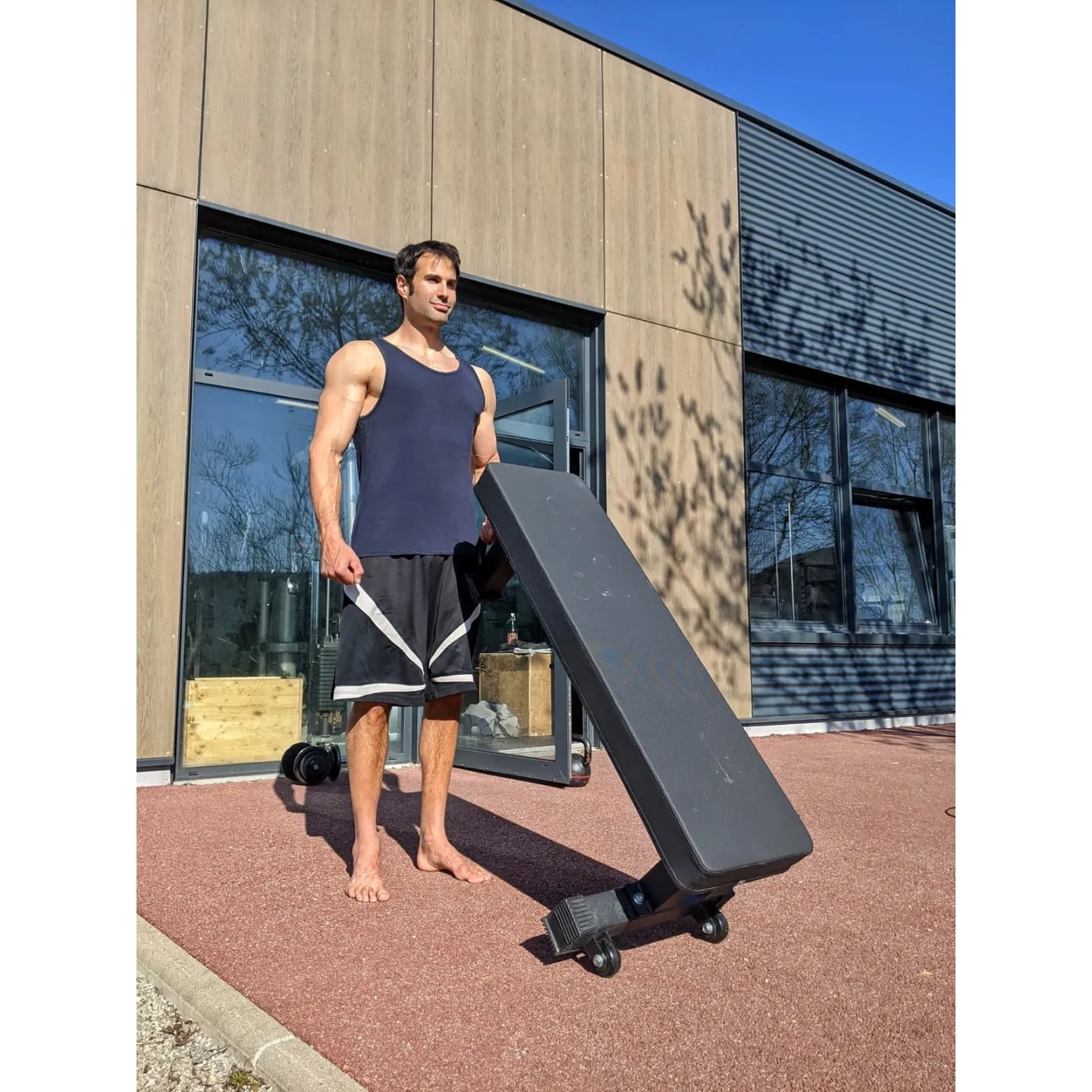 Panca pesi larga (30 o 35 cm) - UF Power Bench - vista 22