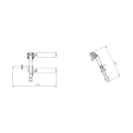 CS-1 Leg Curl / Leg Extension Attachment
