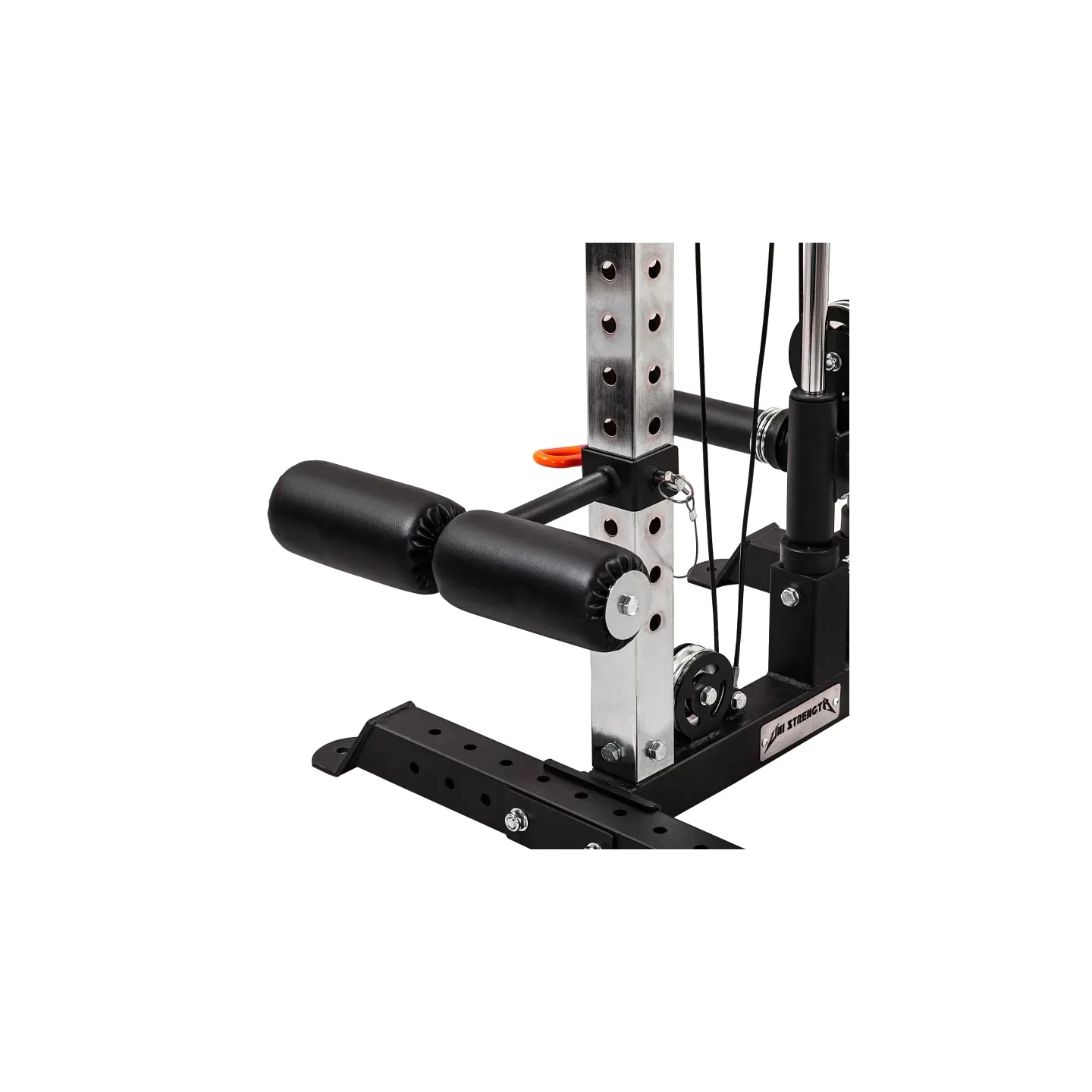 Pack Athéna : poulie tout en 1 chargement à disques, crochets en J, sécurités, Dips, support rowing T-bar et jambes - vue 4