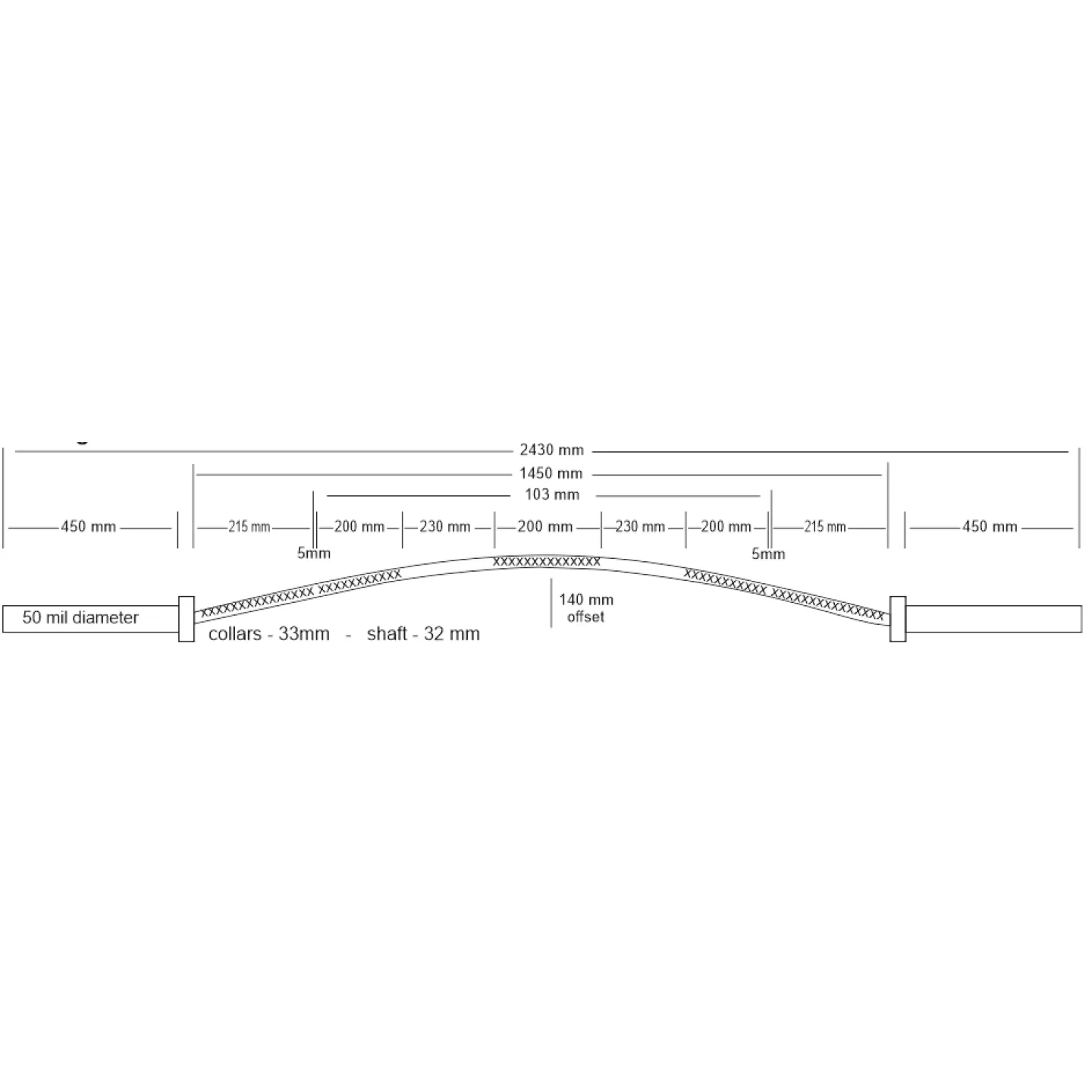 Barra UF-Buffalo: Squat Bar - vista 7