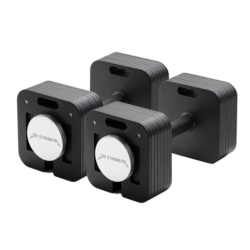 Adjustable Dumbbells | Pair 4 to 36 kg | 100% Steel | 2 kg Increment Adjustment