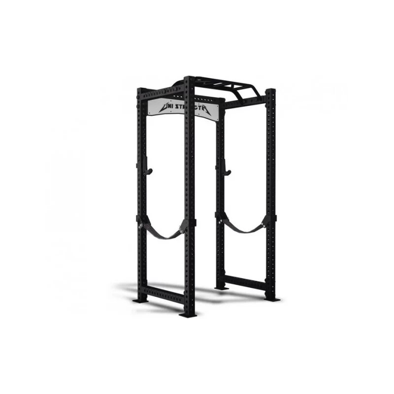 CS-1 4 montanti 204 cm (acciaio verniciato) + 4 da 76 cm + logo + barra trazione multipresa + cinghia + J-cups