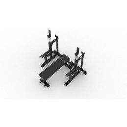 Preiswertes Powerlifting Combo Rack