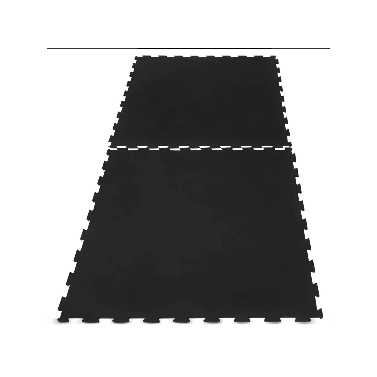 Dalle puzzle caoutchouc clipsable 15 mm, 100 x 100 cm, pour sol de salle de sport - vue 6