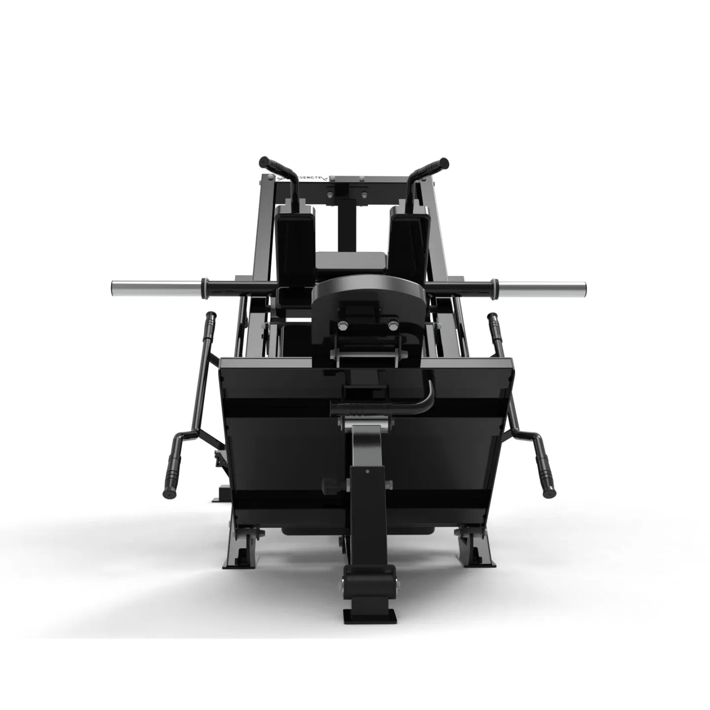 Máquina Combo Hack Squat y Prensa de Piernas 45°, carga máx. 500 kg - vista 8