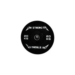Bumper plate colour 25 kg, angled view