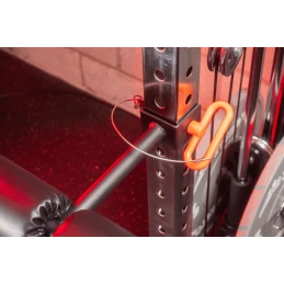 Pack Athéna: Kabelzug mit Scheibenbeladung, Cable Crossover, Beinhalter und Pfosten