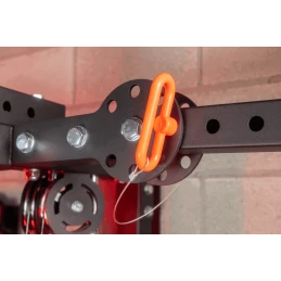 Pack Athéna: Kabelzug mit Scheibenbeladung, Cable Crossover, Beinhalter und Pfosten