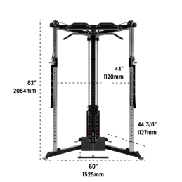 Rack-Kabelzug - Athéna All-in-One-Zug | Scheibenbeladung