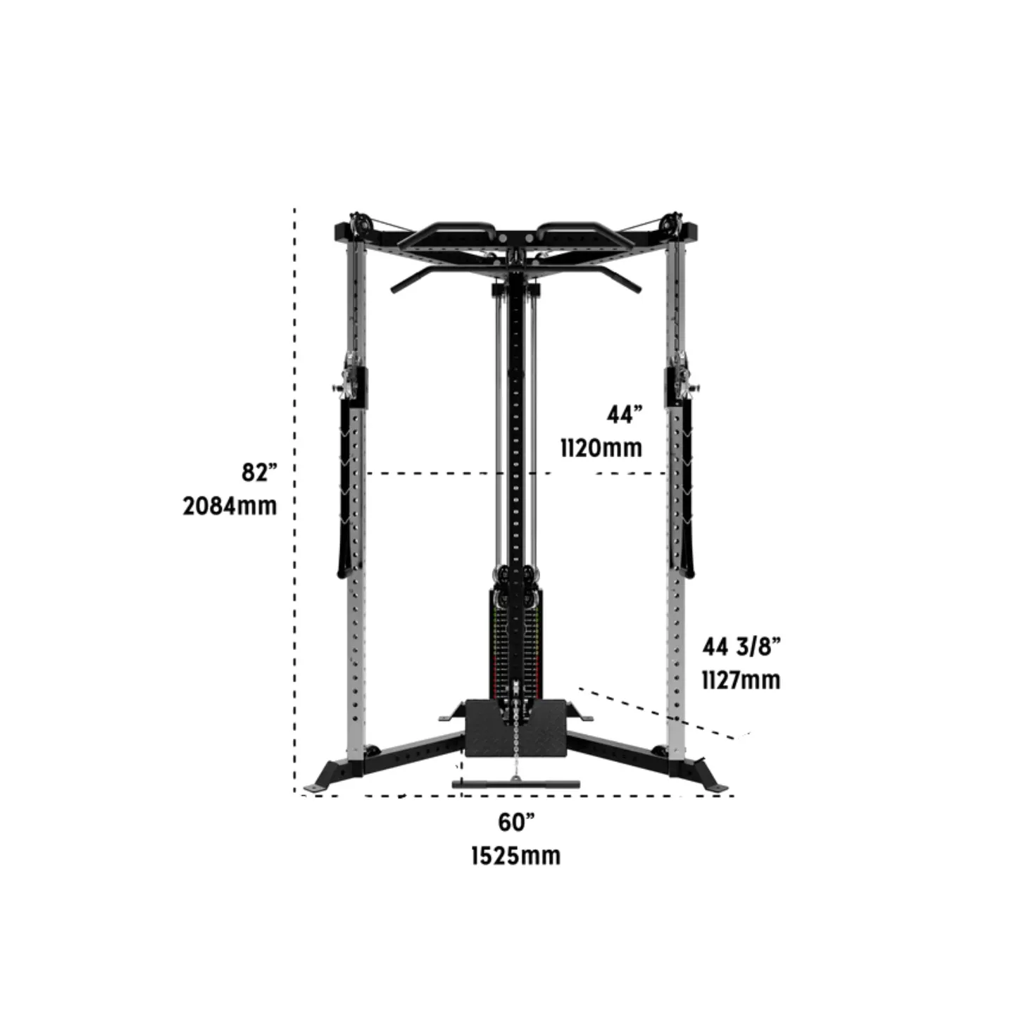 Athéna All-in-One Pulley Rack | Plate Loaded | Rack Cable Pulley - view 3