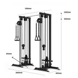 Pair of Athéna Adjustable Pulleys (Plate Loaded)