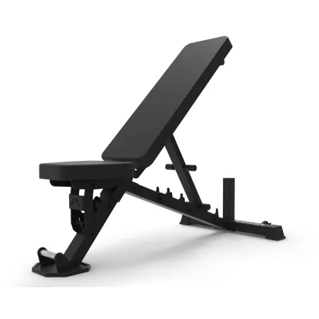 Banco de musculación inclinado, UF-5 Plus con almacenamiento vertical
