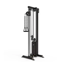 Pack Rack Athéna: Kabelzug + 95 kg Gewichtsblock, Cable Crossover, Beinstütze und Pfosten