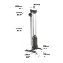 Pack Rack Athéna : poulie + stack de poids 95kg, vis à vis, support jambes et montant - vue 3