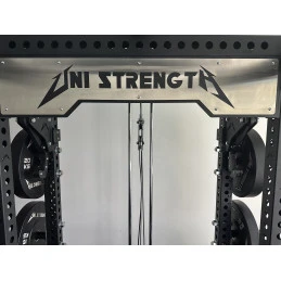 CS-1 Montante con logo per power rack