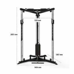 Rack-Kabelzug - Athéna All-in-One-Zug | Gewichtsblock 95 kg
