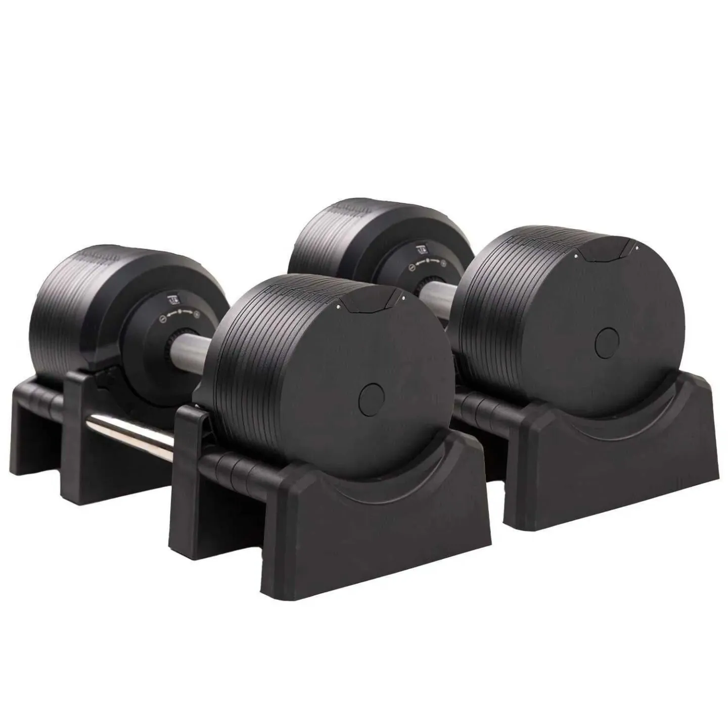 Schwarze verstellbare Hanteln 41,5 kg - Paar - 1,5 kg Schritte