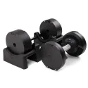 Haltères Réglables Noirs 41,5 kg - Paire - Paliers 1,5 kg - vue 6
