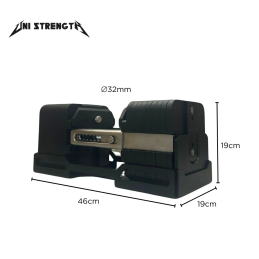 Haltères Réglables Titan 60 - Paire 100 % Acier - jusqu'à 60 kg - vue 2