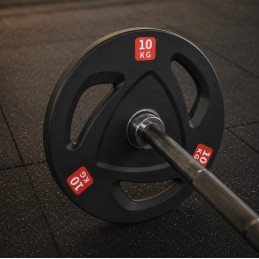 Disque olympique 10kg en caoutchouc