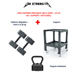 Pack Haltères Réglables 100...