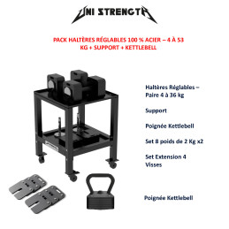 Pack Haltères Réglables 100...
