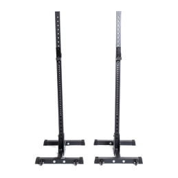 Athéna Squat Stands 300 kg, Paar Squat Stands aus 60 x 60 mm Stahl