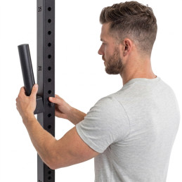 Par de soportes de discos olímpicos Athéna para rack 60 x 60 mm