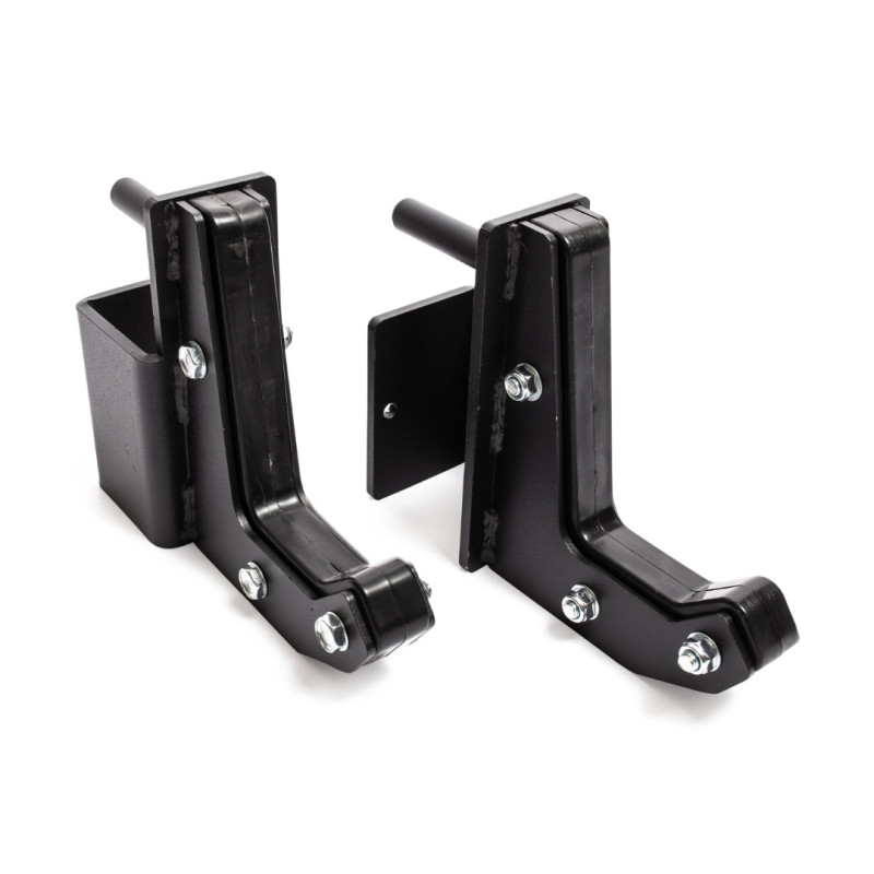 Pair of reinforced Athéna sandwich J-cups 400 kg for 60 x 60 mm rack
