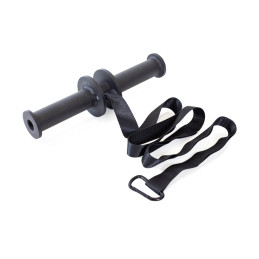 Wrist roller Athéna in acciaio montato sul suo attacco per rack 60 x 60 mm