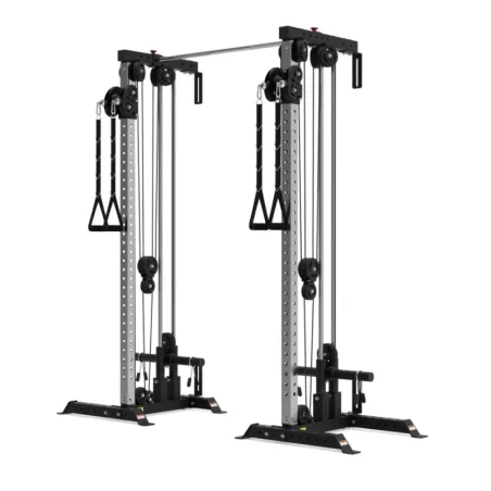 Paire de UF-Poulies réglables Athéna 228 cm | Chargement à disques + barre de traction réglable