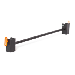 Paire de UF-Poulie réglable 228 cm (chargement à disques) + barre de traction réglable Athéna