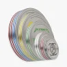 Set 157,5 kg UF disques calibrés chromés, tous les disques à l'échelle