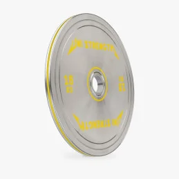 Set 457,5 kg UF disques calibrés chromés, tous les disques à l'échelle