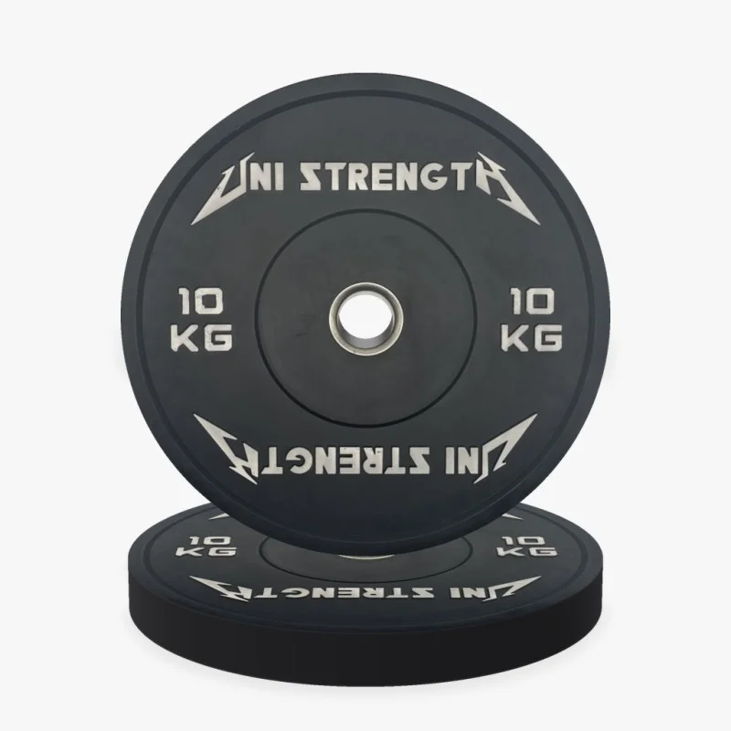 Bumper-Hantelscheibe farbig 25 kg, Schrägansicht