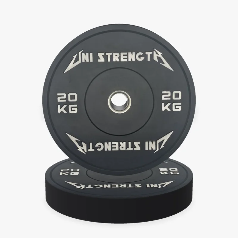 Bumper plate couleur 25 kg, vue en angle