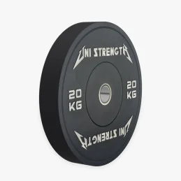 Bumper-Hantelscheibe farbig 25 kg, Schrägansicht