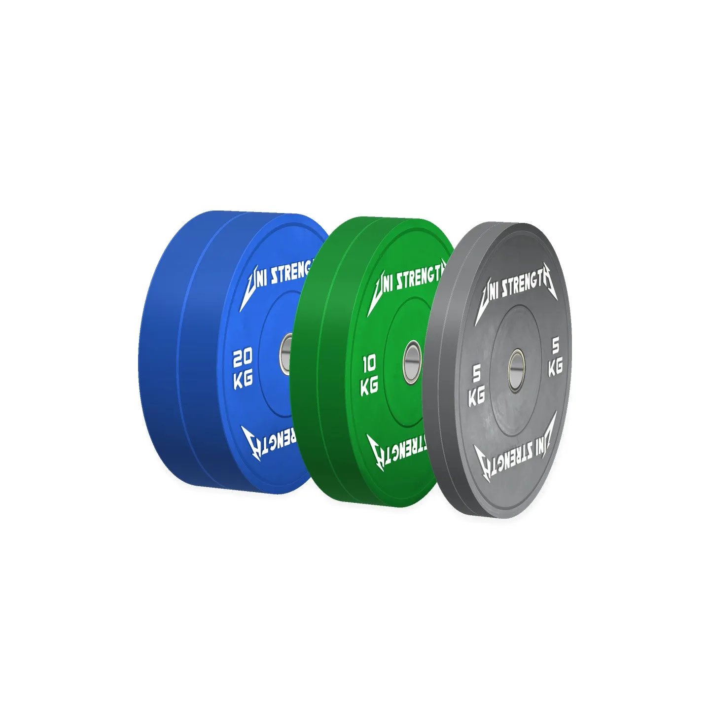 PACK Discos Bumper Plate Multicolor Set 70 kg - vista 5