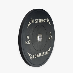 Set dischi bumper neri 70 kg Uni Strength