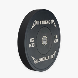 Set dischi bumper neri 100 kg Uni Strength