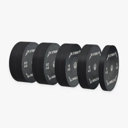 Pack disques bumper noirs 150 kg Uni Strength