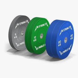 PACK Disques de poids Bumper Plate Multicolor Set 70 kg