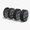 Pack disques bumper noirs 100 kg Uni Strength