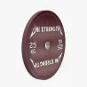 Disque calibré UF 25 kg rouge Uni Strength, vue à 55°