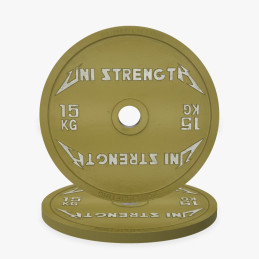 Uni Strength UF kalibrierte Hantelscheibe 25 kg rot, 55° Ansicht