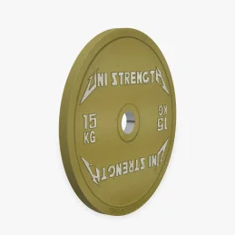 Uni Strength UF kalibrierte Hantelscheibe 25 kg rot, 55° Ansicht