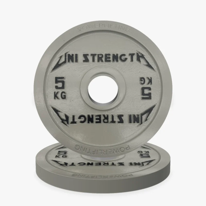 Uni Strength UF kalibrierte Hantelscheibe 25 kg rot, 55° Ansicht