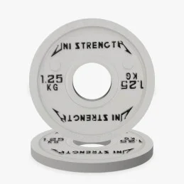 Uni Strength UF kalibrierte Hantelscheibe 25 kg rot, 55° Ansicht