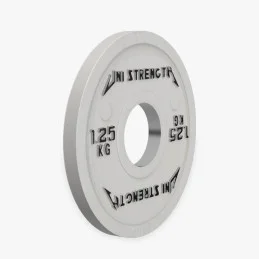 Uni Strength UF kalibrierte Hantelscheibe 25 kg rot, 55° Ansicht