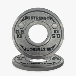 Uni Strength UF kalibrierte Hantelscheibe 25 kg rot, 55° Ansicht
